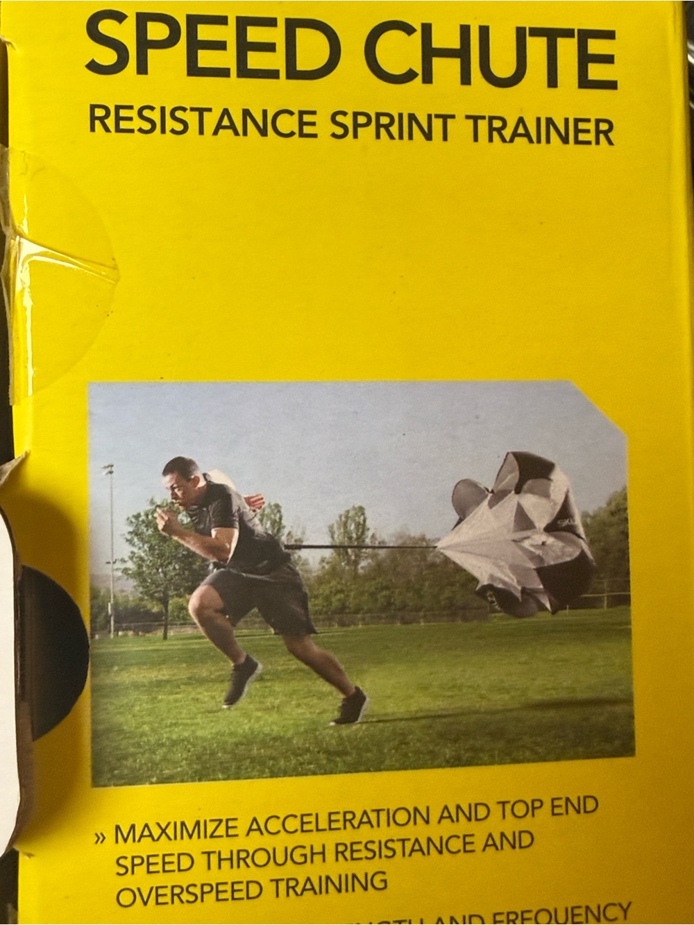 Speed Chute Resistance Sprint Trainer - Yellow
